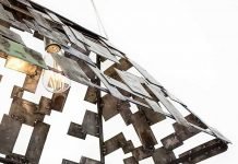 STUDIO TETRIS: wine barrel rings lamp by Wine Country Craftsman STUDIO TETRIS: wine barrel rings lamp by Wine Country Craftsman – upcycleDZINE