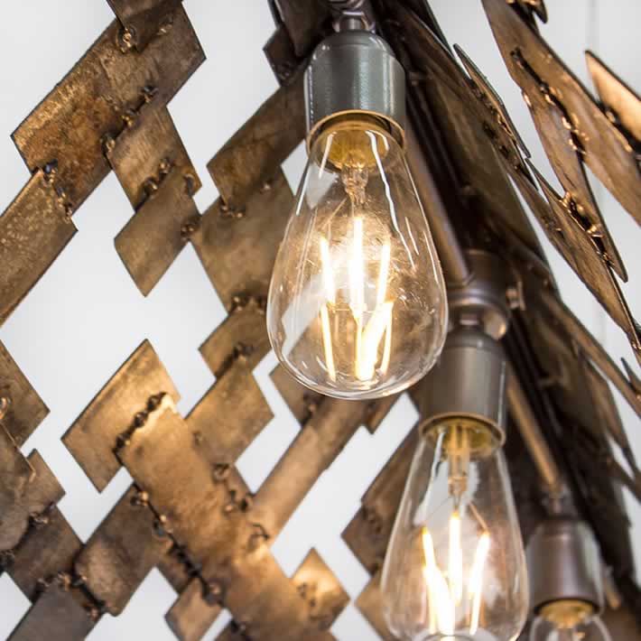 STUDIO TETRIS: wine barrel rings lamp by Wine Country Craftsman – upcycleDZINE