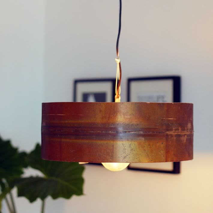 COPPER MOON: old boiler turned into stylish pendant lamp by Indusigns – upcycleDZINE