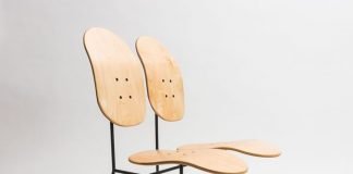 TULIP Skateboard Dining Chair by Sitflip TULIP Skateboard Dining Chair by Sitflip – upcycleDZINE