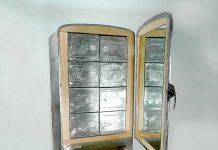 Fridge upcycled into Wardrobe by T.O.M.T.™ Fridge upcycled into Wardrobe by T.O.M.T.™ – upcycleDZINE