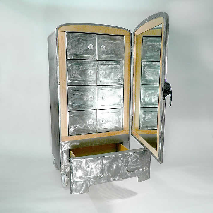 Fridge Upcycled Into Wardrobe By T O M T
