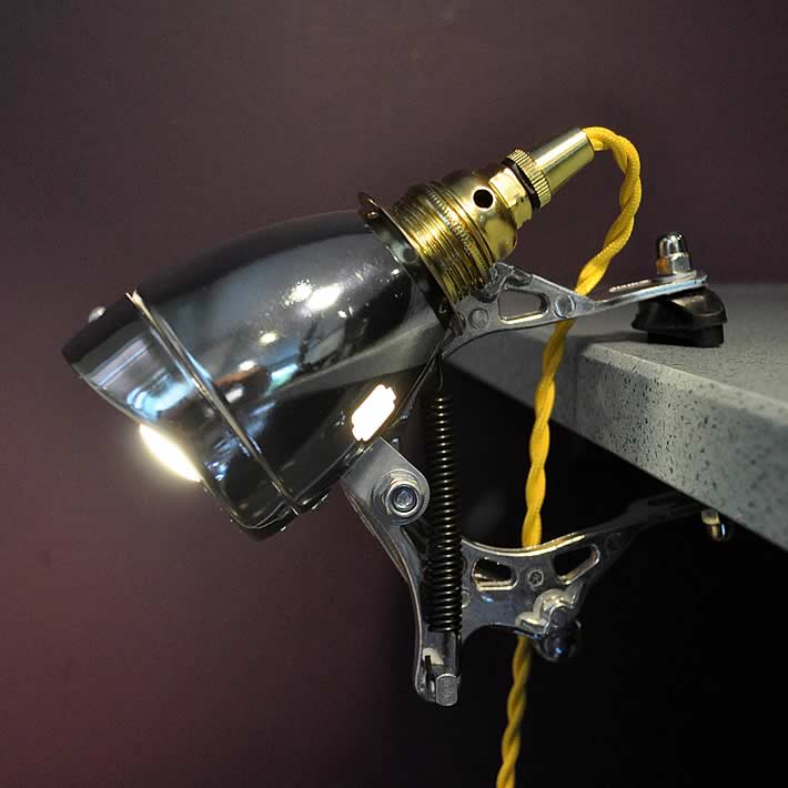 Bicycle Clamp Light by Cycled Up Creations – upcycleDZINE