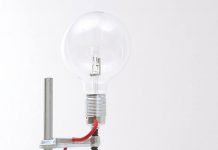 CLAMP LIGHT: steel clamp transformed by Lucas & Lucas CLAMP LIGHT: steel clamp transformed into lamp by Lucas & Lucas – upcycleDZINE