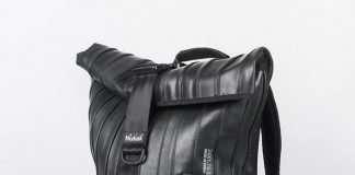 ARCE: Rolltop Backpack made out of Inner Tube by Nukak – upcycleDZINE
