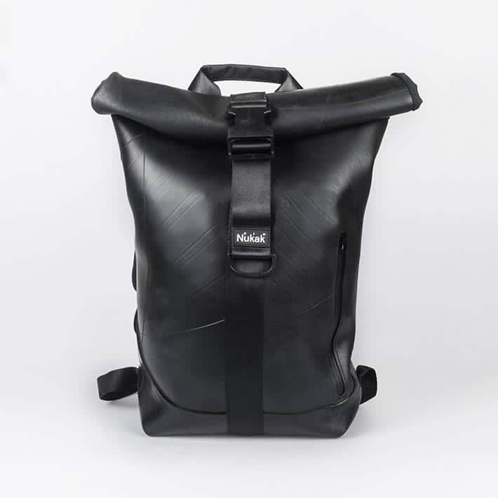 ARCE: Rolltop Backpack made out of Inner Tube by Nukak – upcycleDZINE