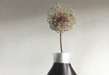 Advertising Banner Upcycled into Bottle Cover Vase by TOEPAS creaties – upcycleDZINE