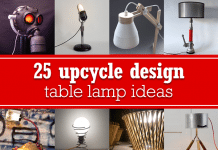 25 upcycle design table lamp ideas – upcycleDZINE