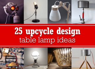 25 upcycle design table lamp ideas – upcycleDZINE