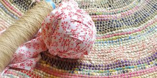 DIY: Coil & Crochet Scrap Fabric Rug by My Poppet – upcycleDZINE
