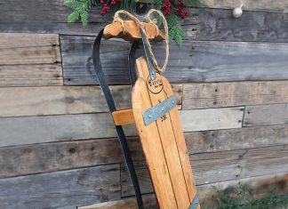 Napa Valley Wine Barrel Sled by Wine Country Craftsman – upcycleDZINE