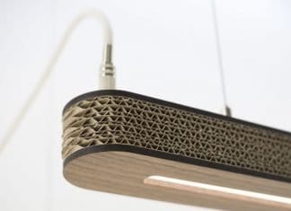 Cartoni 900: cardboard LED pendant lamp design by Wisse Trooster – upcycleDZINE