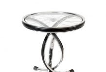 TROPHY TABLE: bicycle wheel furniture by Bike Furniture Design – upcycleDZINE