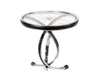 TROPHY TABLE: bicycle wheel furniture by Bike Furniture Design – upcycleDZINE