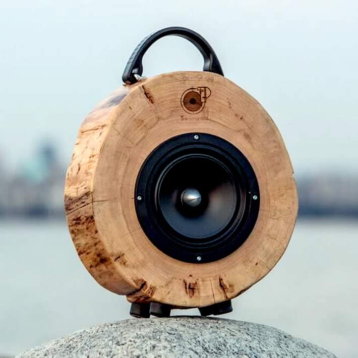 ROCKIT LOG: Speakers of Abandoned Wood by Portmanteau Stereo Co. – upcycleDZINE