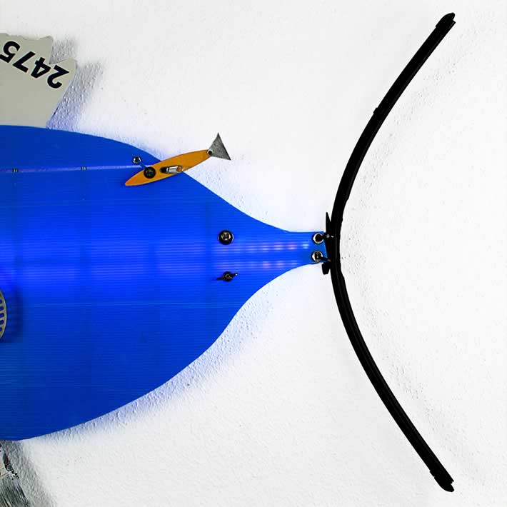 Wall Sculptures made out of Upcycled Materials by ScoobaFish – upcycleDZINE