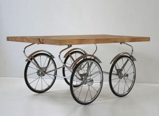 Vintage Stroller Chassis Coffee Table by Wandelwerk – upcycleDZINE