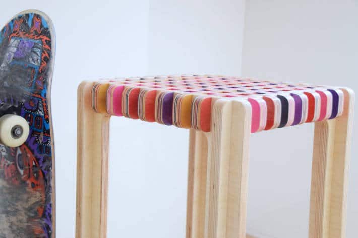 Kruked™ stool side top part by FOCUSED | upcycleDZINE