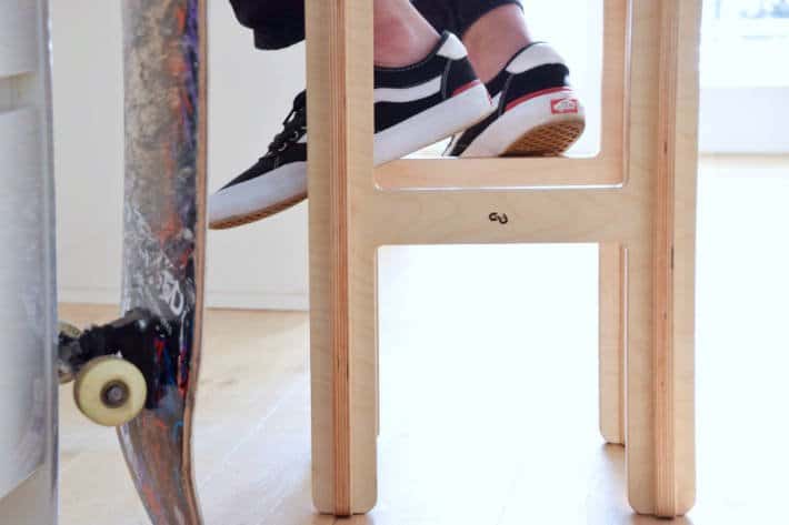 Kruked™ stool bottom part by FOCUSED | upcycleDZINE