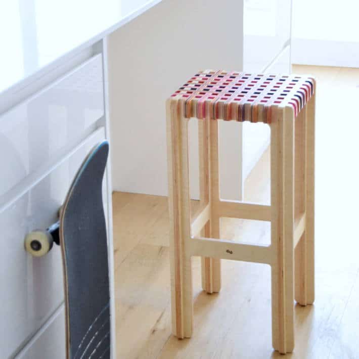 Kruked™ stool by FOCUSED | upcycleDZINE