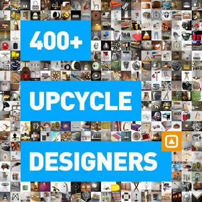 400+ upcycle designers showing sustainable ideas | upcycleDZINE ad