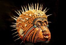 E-waste upcycled into amazing e-art green sculpture by Vishwanath | upcycleDZINE