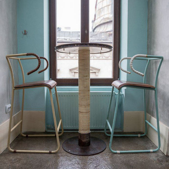 8 upcycle projects - bicycle handlebar chairs | upcycleDZINE